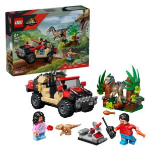 LEGO Jurassic World 76972 Offroad raptorontsnapping bouwset met jeep, dino en accessoires