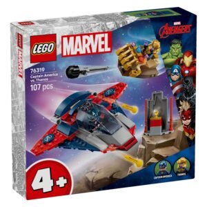 Voorkant doos LEGO Marvel 76319 Captain America vs. Thanos