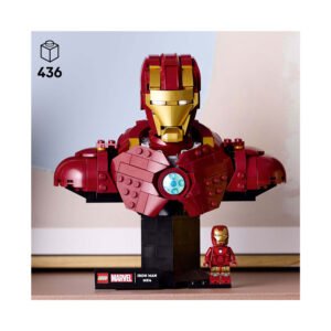 LEGO Iron Man MK4 displaybuste met 436 stenen en minifiguur