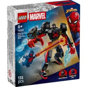 Doos van LEGO Marvel set 76337 Miles Morales vs. Spider-Man 2099