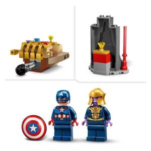 LEGO Marvel figuren Captain America en Thanos met accessoires