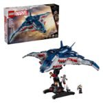 LEGO Marvel 76325 Avengers Age of Ultron Quinjet met displaystandaard en Avengers minifiguren