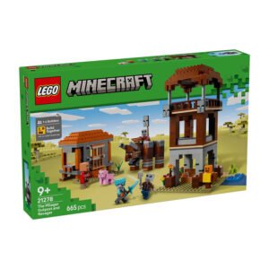 LEGO Minecraft doos voorkant met 665 onderdelen en setnummer 21278