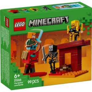 LEGO Minecraft doos van The Nether Lava Battle set 21266