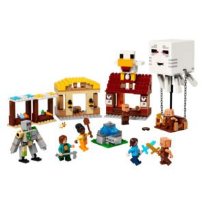Complete LEGO Minecraft speelset met figuren, gebouwen en accessoires