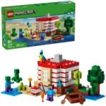 LEGO Minecraft 21275 The TNT Jungle House set inclusief verpakking en opgebouwde onderdelen