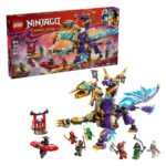 LEGO Ninjago 71836 Boogdraak van Concentratie met doos en opstelling van alle figuren