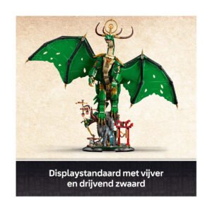LEGO Ninjago displaystandaard met vijver en drijvend zwaard