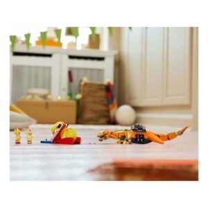 LEGO Sonic Biolizard strijdscène met minifiguren op vloer