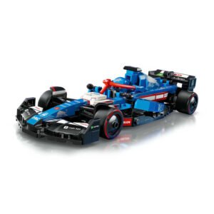 LEGO F1 auto bouwset in blauwe Red Bull stijl met realistische details