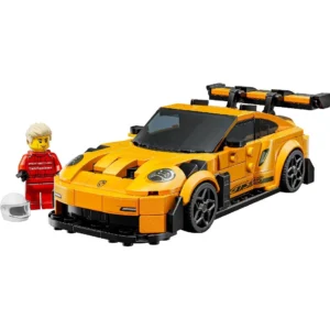 LEGO Speed Champions Porsche 911 GT3 RS model met minifiguur in raceoutfit