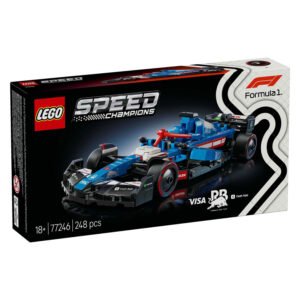 LEGO Speed Champions F1 bouwdoos voorkant met Red Bull auto en branding