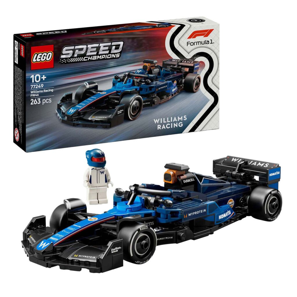 LEGO Speed Champions 77249 Williams Racing FW46 F1 Racewagen met minifiguur en doos