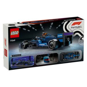 Achterzijde doos van LEGO Williams Racing FW46 verpakking met details