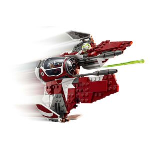 LEGO Star Wars Ahsoka's Jedi Interceptor ruimteschip in volle vlucht