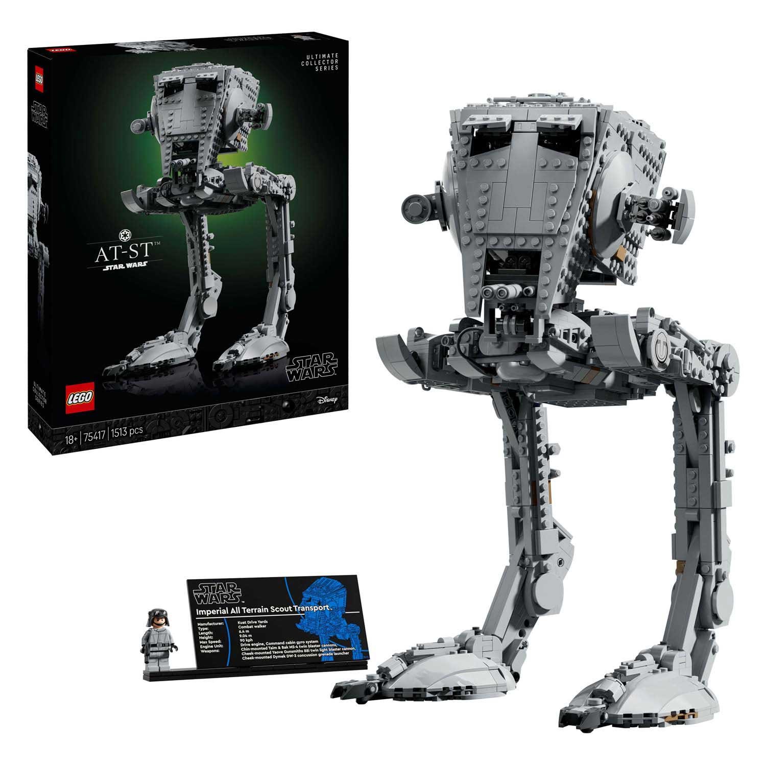 lego-star-wars-atst-set-met-doos-en-bord LEGO Star Wars 75417 AT-ST Walker set met doos en informatiebord
