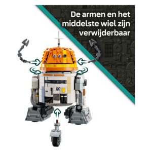 LEGO Star Wars Chopper met verwijderbare armen en middenwiel