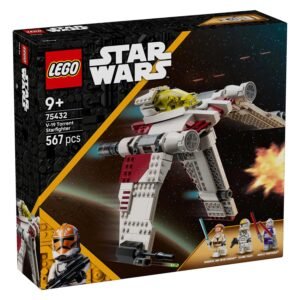 LEGO Star Wars 75432 V-19 Torrent doos voorkant met ruimteachtergrond en personages