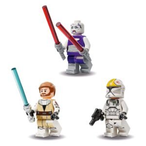 LEGO Star Wars minifiguren Asajj Ventress, Obi-Wan Kenobi en Clone Pilot