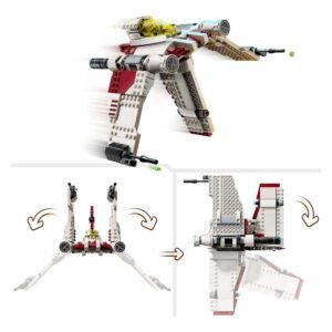 LEGO Star Wars V-19 Torrent Starfighter met beweegbare vleugels en schietfunctie