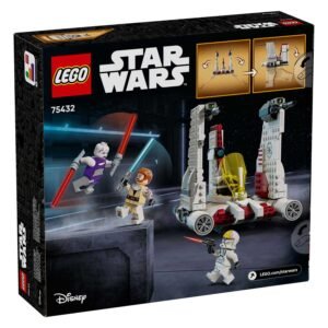 Verpakking achterzijde LEGO Star Wars 75432 met actievolle scène