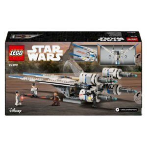 Verpakking achterkant van LEGO Star Wars U-Wing set 75399 met scènes