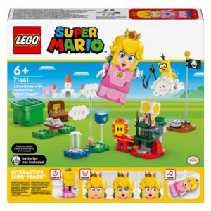 Verpakking voorzijde van LEGO Super Mario Adventures met interactieve Princess Peach figuur