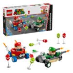 LEGO Super Mario 72034 Mario Kart - Baby Mario Vs. Baby Luigi bouwset met Baby Mario en Baby Luigi in racekarts