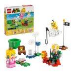 LEGO Super Mario 71441 Avonturen met Interactieve Peach uitbreidingsset compleet uitgestald met doos en personages