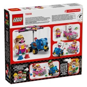 Achterkant van de LEGO Super Mario Wario en King Boo bouwset doos