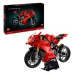 LEGO Technic 42202 Ducati Panigale V4 S motor met originele doos en displaystandaard