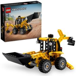LEGO Technic 42197 Graaflaadmachine set met doos en gemonteerd model