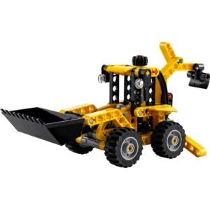 LEGO Technic 42197 graaflaadmachine van voren gezien