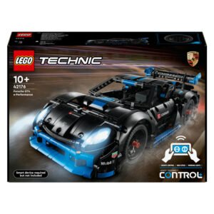 Verpakking voorzijde van LEGO Technic Porsche GT4 e-Performance set 42176