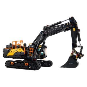 Zijaanzicht van LEGO Technic Volvo EC500 graafmachine zonder doos