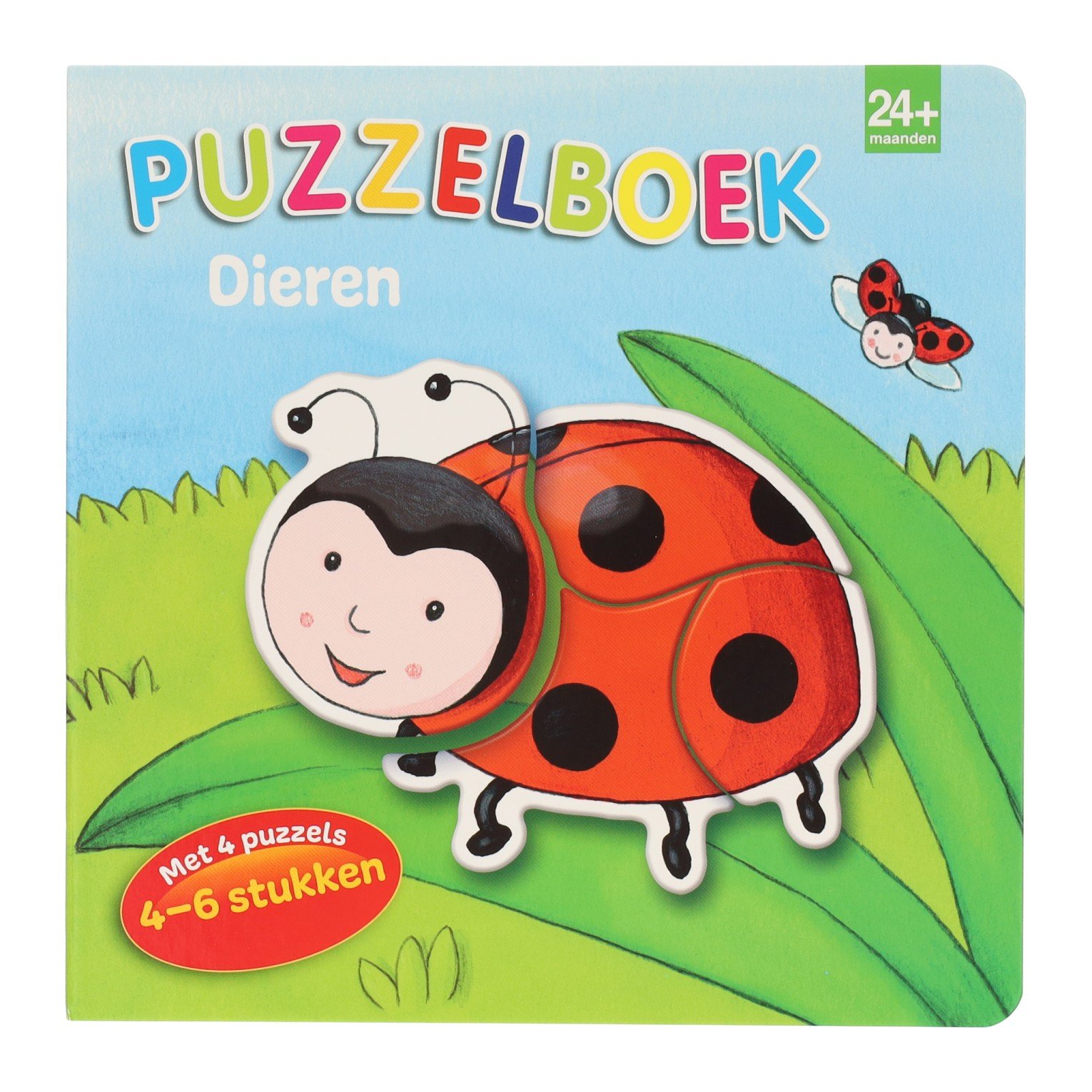 puzzelboek-dieren-voorkant-lieveheersbeestje-peuters Voorkant puzzelboek Dieren - 4 Puzzels met lieveheersbeestje puzzel voor peuters vanaf 2 jaar
