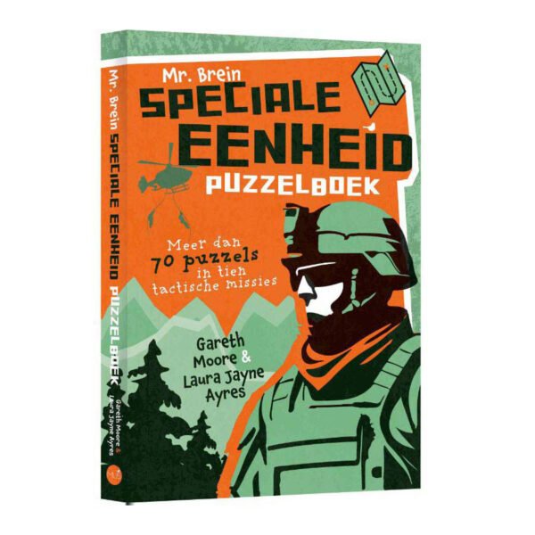 Mr. Brein Speciale eenheid Puzzelboek afgebeeld op witte achtergrond