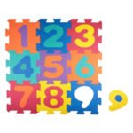 Puzzelmat Foam Cijfers met uitneembare cijfers voor peuters en kleuters