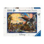 Ravensburger legpuzzel De Leeuwenkoning scène bij Pride Rock, 1000 stukjes