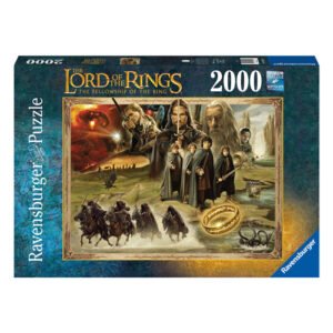 Ravensburger puzzel van 2000 stukjes met afbeelding uit The Lord of the Rings: The Fellowship of the Ring Ravensburger Legpuzzel Lord of the Rings Fellowship of the Ring, 2000st.
