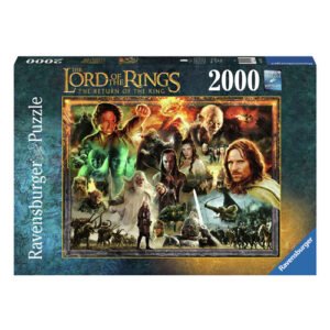 Ravensburger puzzeldoos met The Lord of the Rings: The Return of the King design, 2000 stukjes Ravensburger Legpuzzel Lord of the Rings Return of the King, 2000st.