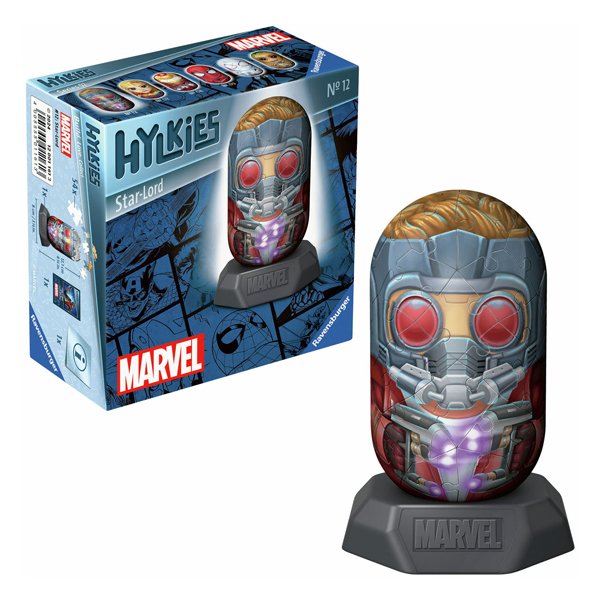 Ravensburger 3D puzzel Marvel Star Lord puzzelfiguur met doos en standaard