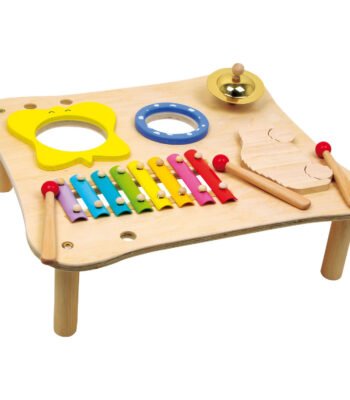 Small Foot Houten Muziektafel met xylofoon, bel en hamers voor kinderen