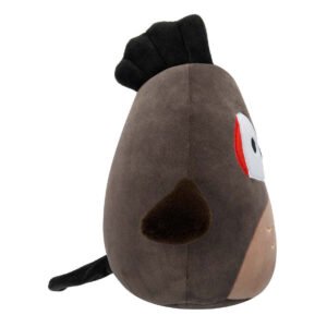 Zijaanzicht van Squishmallows vogel Theodore met pluizige vleugel