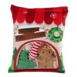 Verpakking met pluche kerstfiguren en Merry Christmas ontwerp van Take Me Home Fluffy Menu Pluche Christmas Treats, 32cm