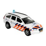 Politie Volvo V70 met licht en geluid met oranje-blauwe striping en zwaailicht