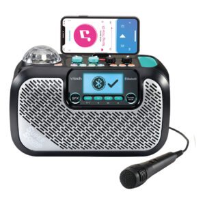 VTech karaoke set met microfoon en smartphonehouder via Bluetooth