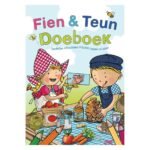 Voorkant van Fien en Teun doeboek met knutselspullen en boerderijproducten Fien & Teun Doeboek