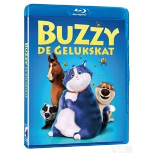 Blu-ray editie van animatiefilm Buzzy De Gelukskat afbeelding hoes