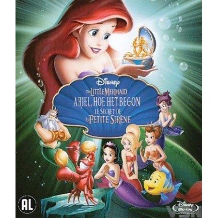 Afbeelding Blu-ray cover van Disney animatiefilm The Little Mermaid - Ariel, Hoe Het Begon